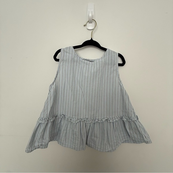 H&M Other - H&M Striped Peplum Sleeveless Top size 5-6T